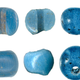 Some of the beads analyzed in the study.